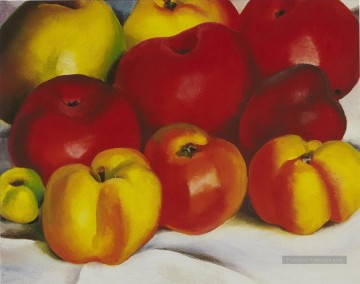 pomme famille 2 Georgia Okeeffe modernisme américain Precisionism Peinture à l'huile